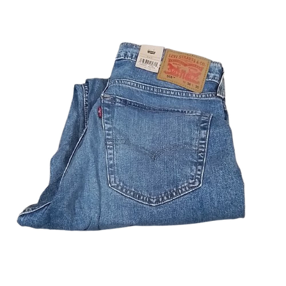 Men's Levi's 559 Relaxed Straight Fit Stretch Jeans - Beyond The Sky - 36x30 NWT